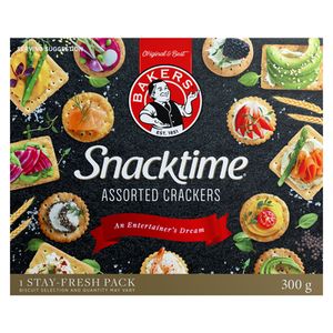 Bakers Snacktime Assorted Crackers 300g